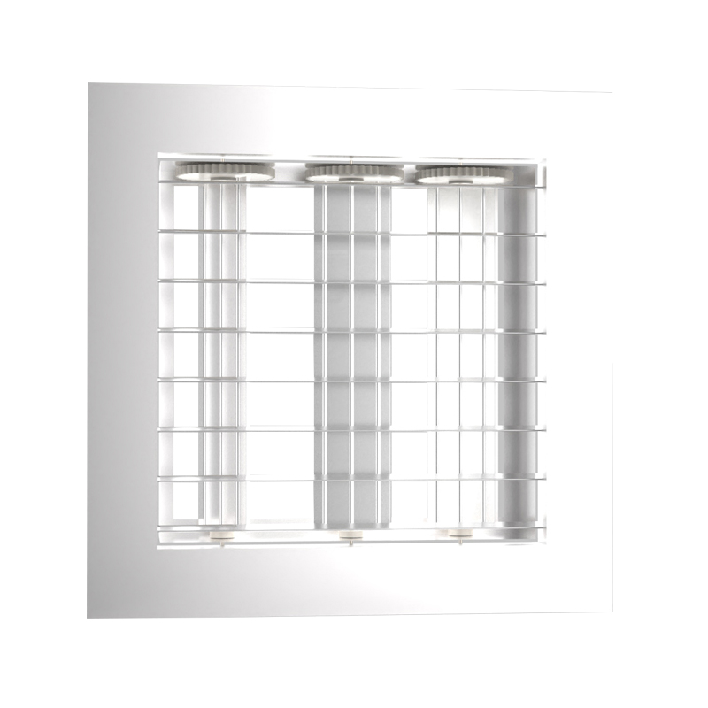 不锈钢单层风口带阀