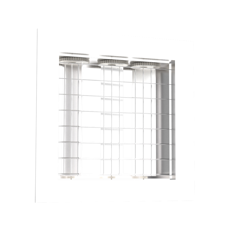 不锈钢单层风口带阀